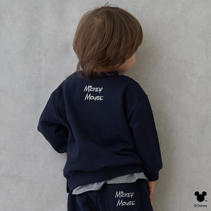 日本童裝 pe#main x Disney 毛毛圖案衛衣 80-130cm 男童款/女童款 冬季 TOPS 聖誕紅/新年紅