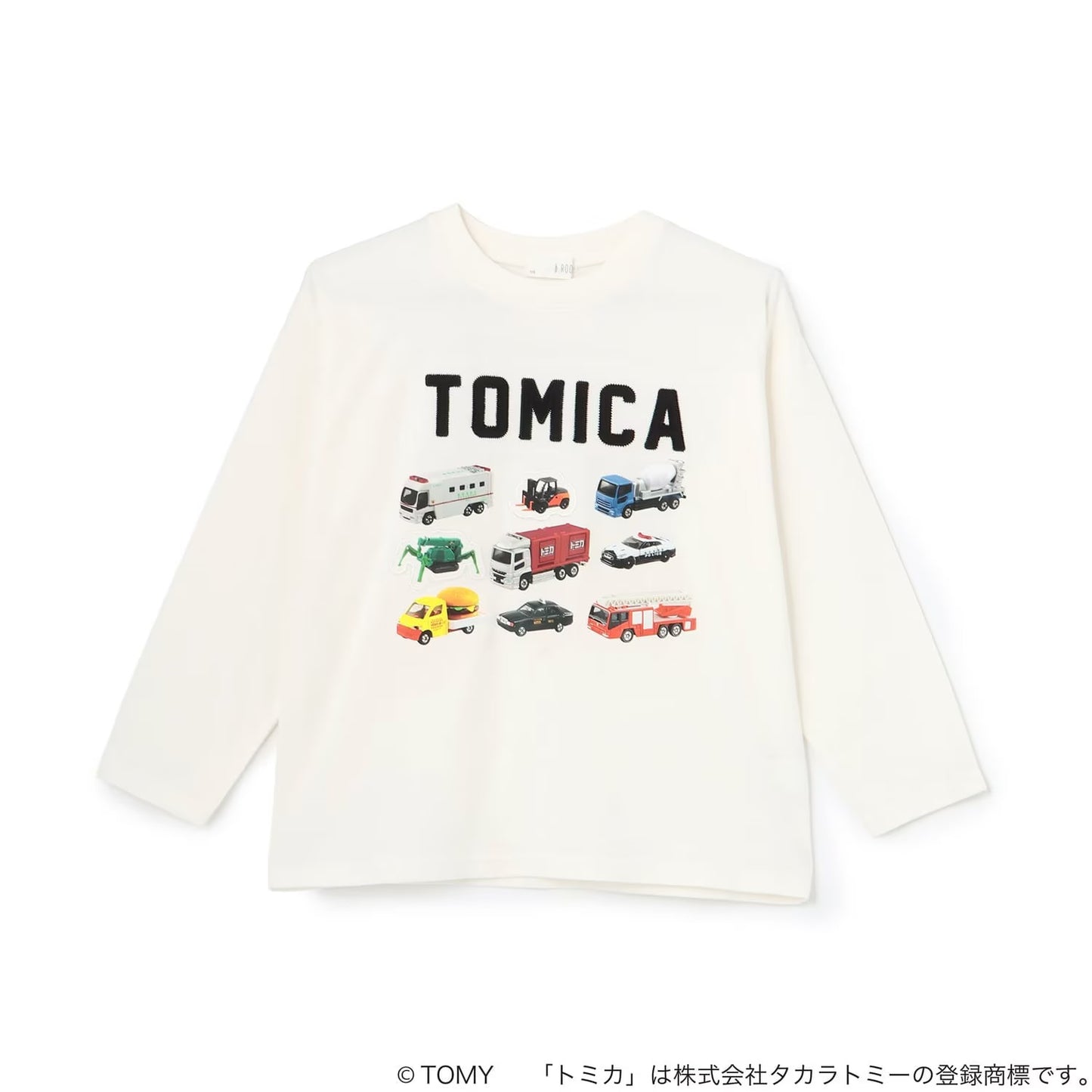 日本童裝 b・R# x Tomica 印花上衣 90-130cm 男童款 秋季 TOPS