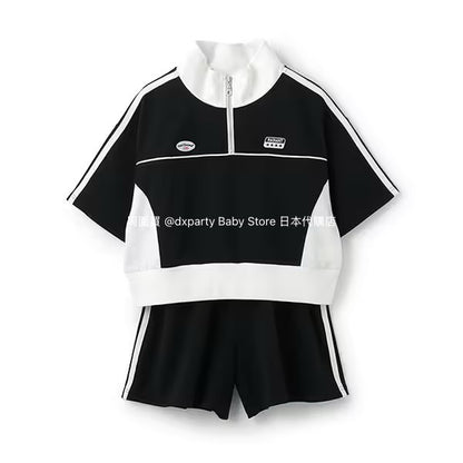 Lovetoxic Japan Kidswear Quick-Drying Sporty 2-Piece Set (140-170cm) Girls Summer TOPS PANTS 