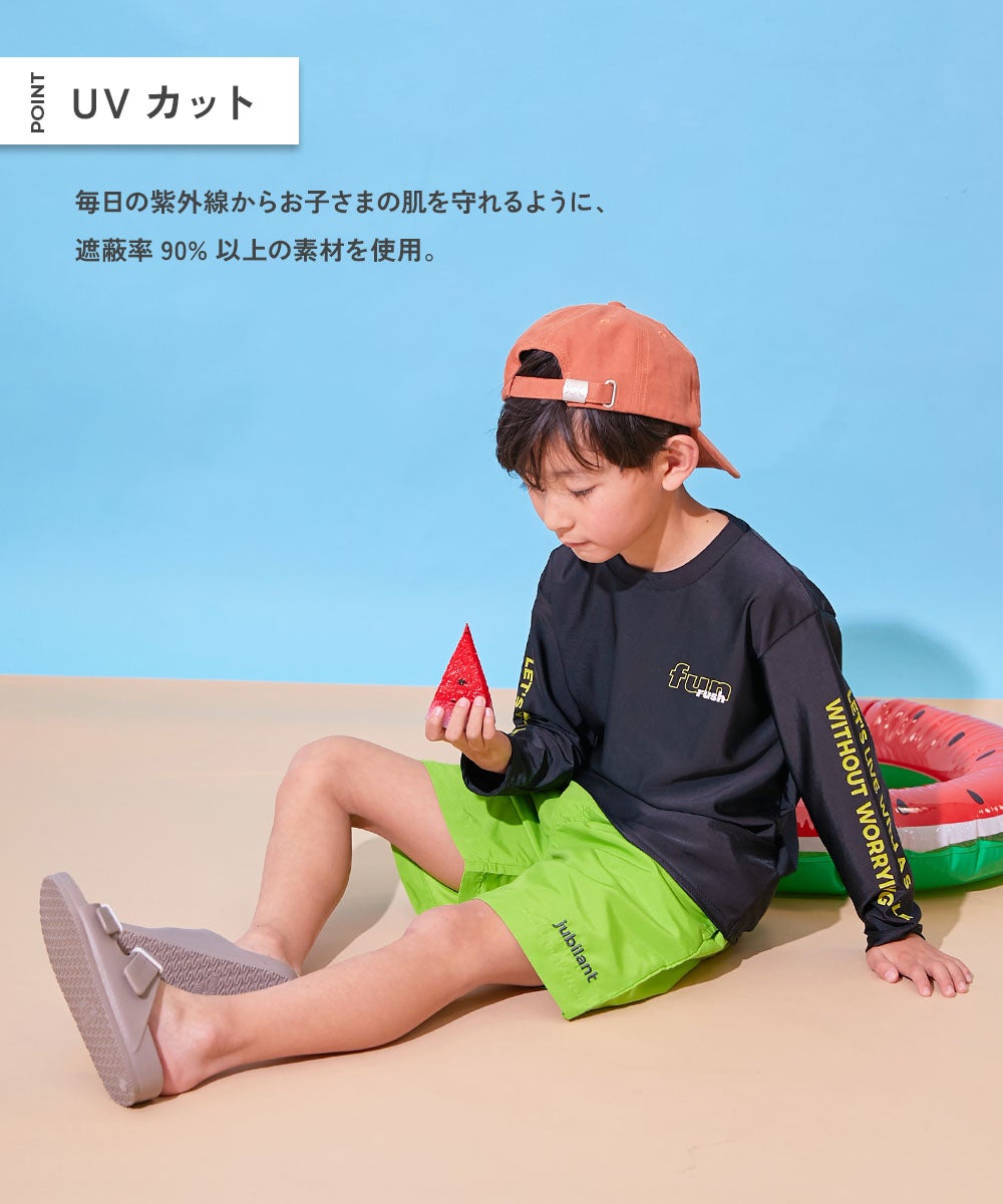 日本童裝 dev!rock 防UV 沙灘短褲 100-160cm 男童款 夏季 PANTS 夏日玩水泳衣特輯