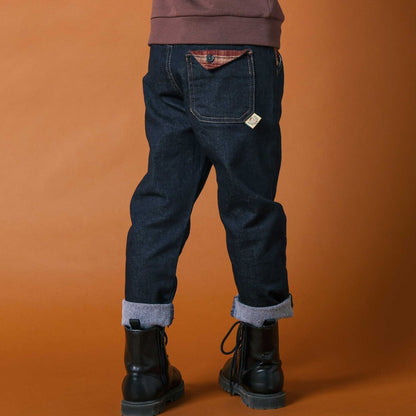 日本童裝  SLAP SLIP 刺繡薄抓毛長褲 80-130cm 男童款 冬季 PANTS