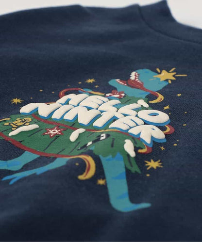 日本童裝 BREEZE 衛衣 80-140cm 男童款/女童款 冬季 Tops Christmas 聖誕快樂特輯 聖誕服裝/飾物配件 聖誕紅/新年紅