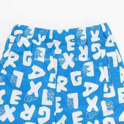 Japanese XLARGE KIDS Printed Shorts 80-140cm Boys Summer PANTS 