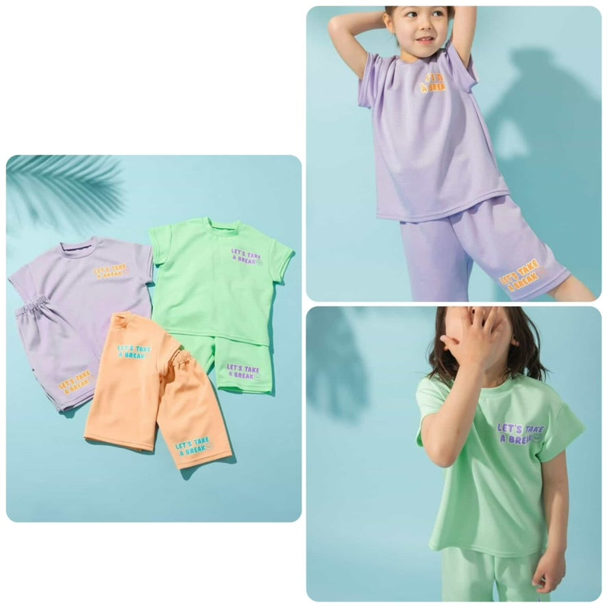 BREEZE Cooling Pajamas (80-140cm) for Boys and Girls (Summer Pajamas) 