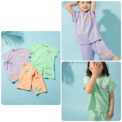 BREEZE Cooling Pajamas (80-140cm) for Boys and Girls (Summer Pajamas) 