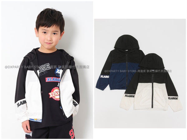 日本童裝 XLARGE KIDS 接觸冷感 防UV 運動外套 90-140cm 男童款 夏季 OUTERWEAR