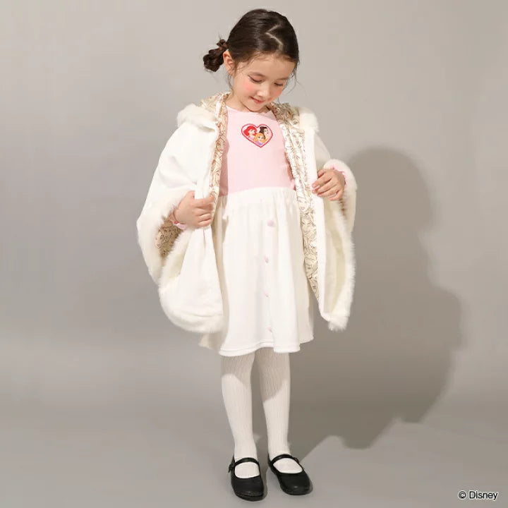 日本童裝 BDL x Disney 公主拼接連身裙 100-130cm 女童款 冬季 DRESSES