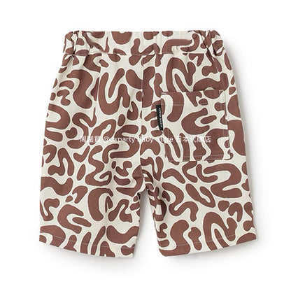 Japanese children's clothing pe#main casual shorts 80-130cm boys' summer PANTS 