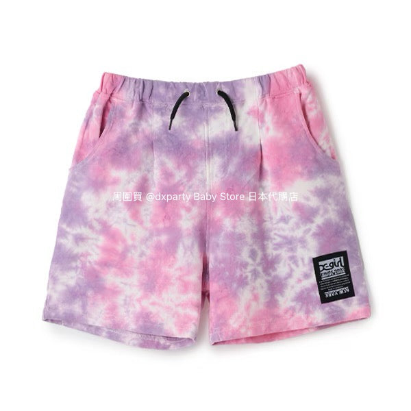 Japanese children's clothing X-girl Stages tie-dye shorts 80-140cm girls' summer PANTS 