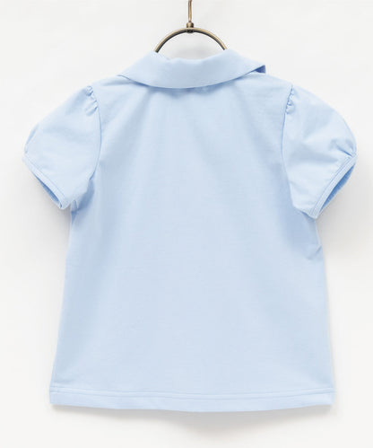 Japanese children's clothing panpantutu classic ruffle shirt 80-150cm girls summer TOPS interview / banquet / performance 