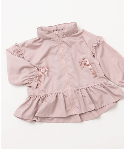 日本童裝 panpantutu 防UV 裙邊連帽外套 80-150cm 女童款 夏季 OUTERWEAR