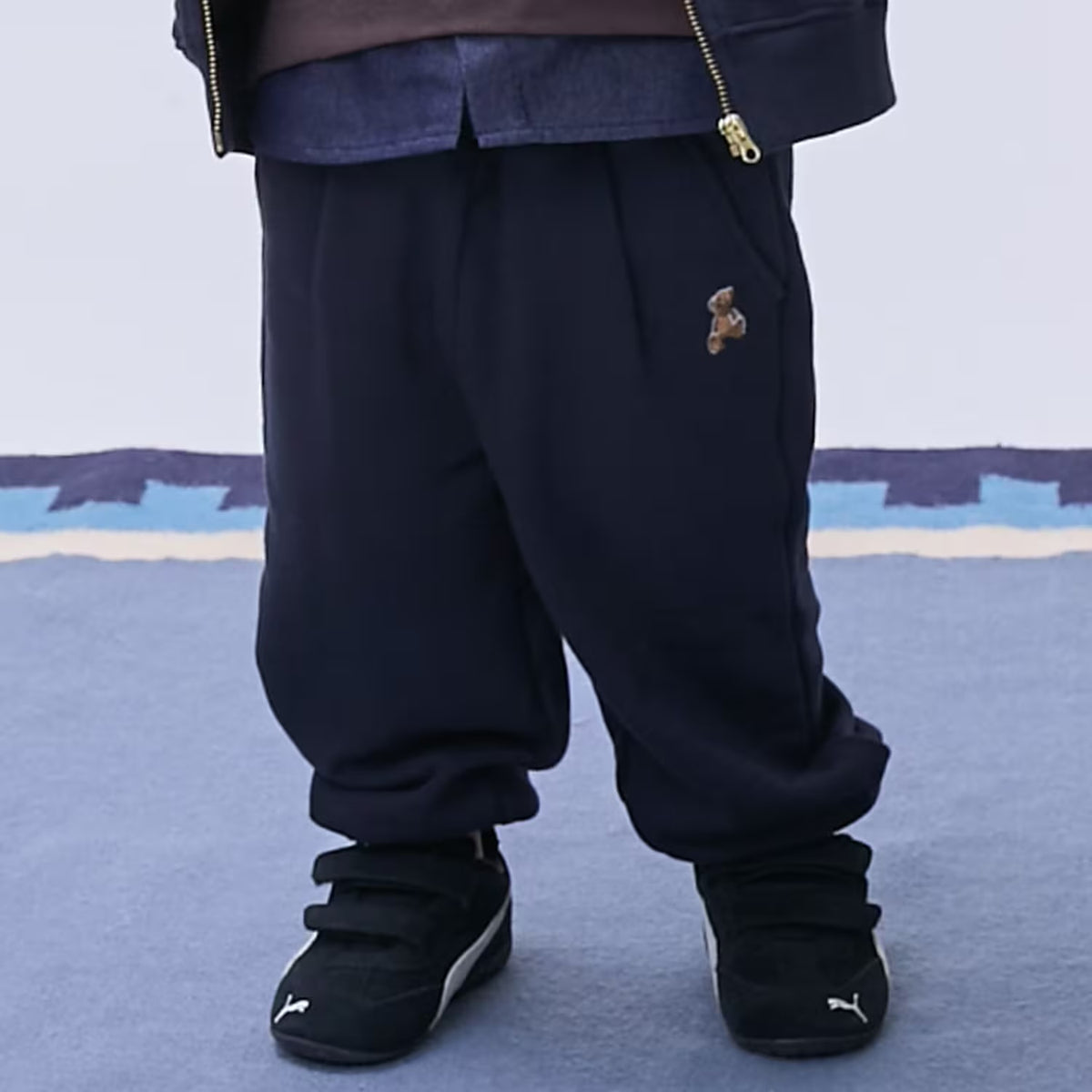 日本童裝 pe#main x【POLO BCS】運動長褲 80-130cm 男童款 秋季 PANTS