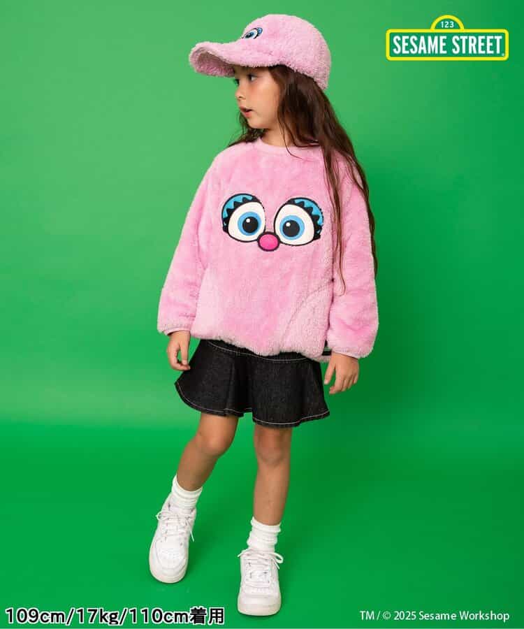 日本童裝 BREEZE x Sesame Street 毛毛上衣 80-140cm 男童款/女童款 冬季 TOPS