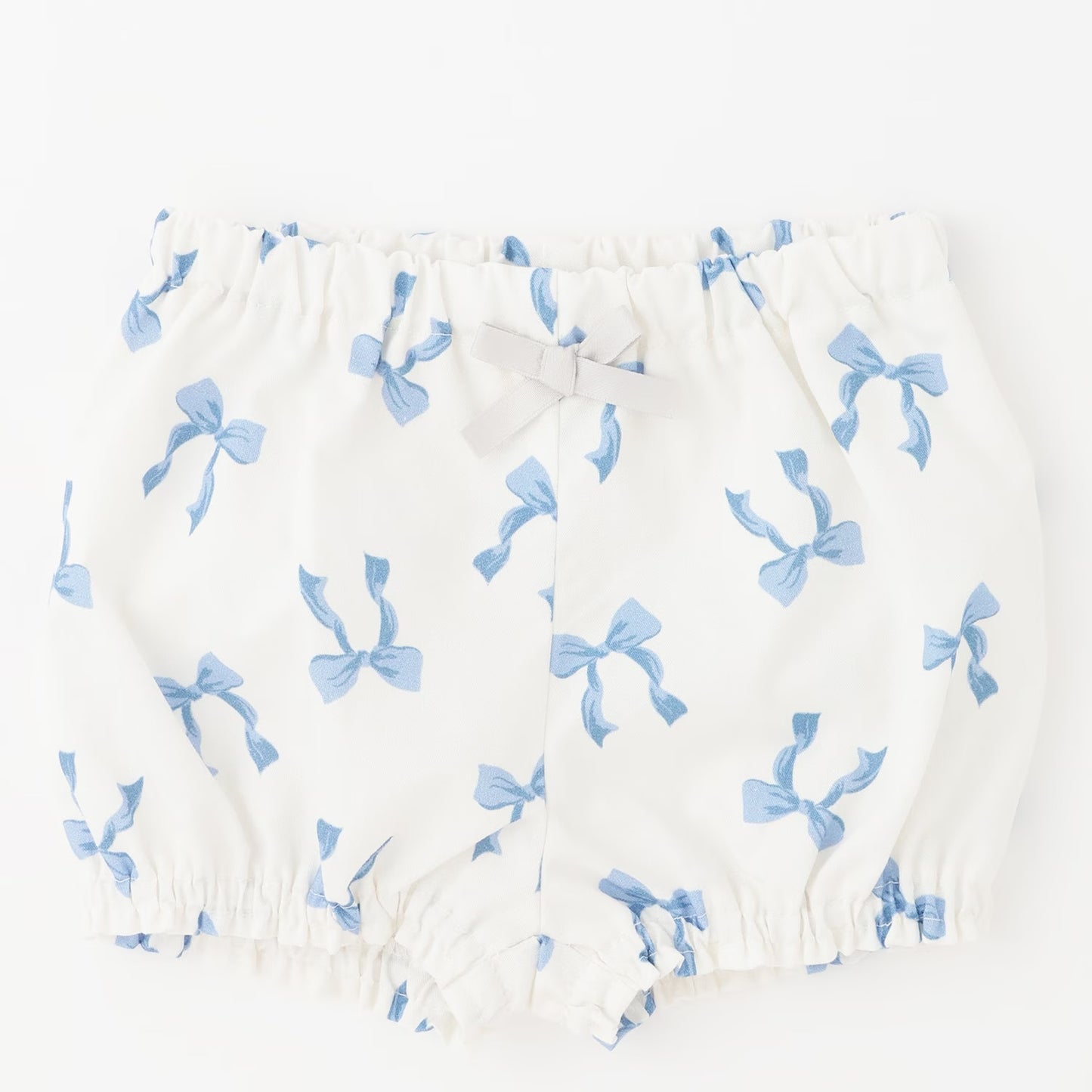 日本童裝 pe#main 蝴蝶結印花兩件套裝 70-80cm 女童款 初生嬰兒 夏季 TOPS PANTS