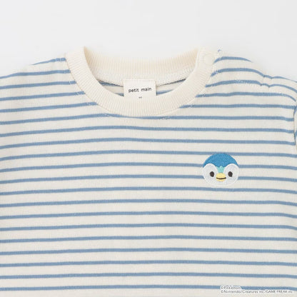 日本童裝 pe#main x【monpoke】刺繡衛衣 70-80cm 男童款/女童款 初生嬰兒 秋季 TOPS