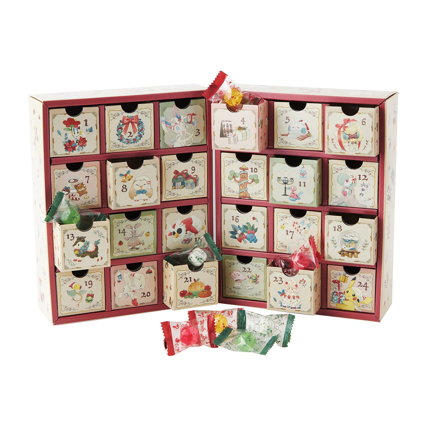 日本直送 Pokémon Holiday Blessings 聖誕倒數日曆 兒童款 聖誕快樂特輯 聖誕倒數日曆 滿$900可加$25免運 Christmas Advent Calendars 2025