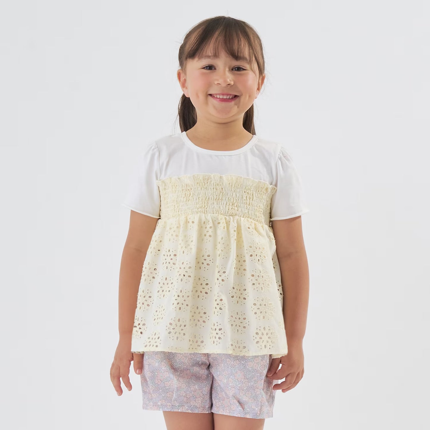 Japanese children's clothing Ly# mine tank top and shorts set 100-150cm girls summer TOPS PANTS 