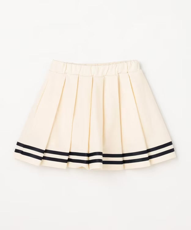 日本童裝 aF#a325 吸水速乾 百褶短裙 110-160cm 女童款 夏季 SKIRTS