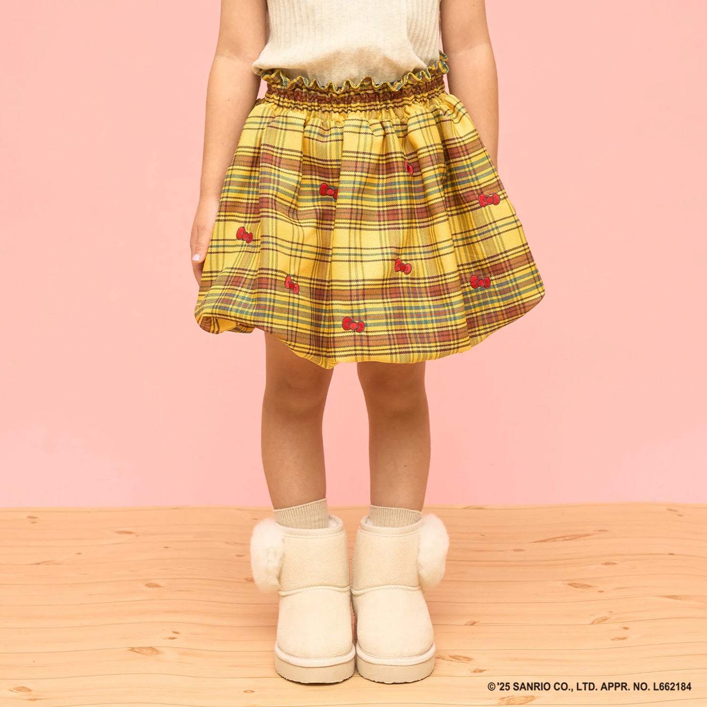 日本童裝 Ly# mine x Sanrio 4Way 前後兩著 可變上衣 可變短裙 100-140cm 女童款 冬季 TOPS SKIRTS