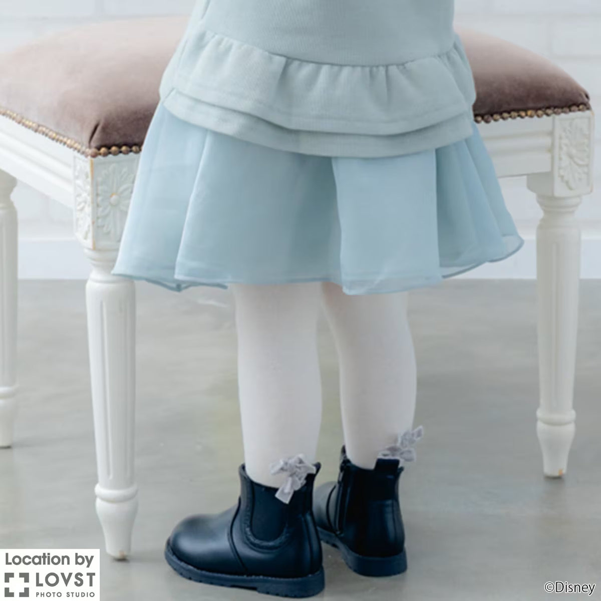 日本童裝 pe#main x Disney Princess 公主網紗短裙 80-130cm 女童款 秋季 SKIRTS