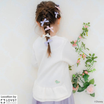 日本童裝 pe#main x Disney Princess 公主印花衛衣 90-130cm 女童款 秋季 TOPS