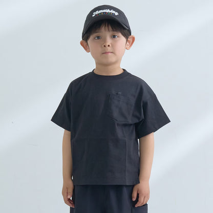 日本童裝 b・R# 防污系列 速乾系列 防UV 寬鬆基礎款口袋上衣 100-150cm 男童款 夏季 TOPS