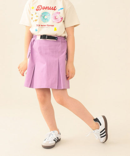 日本童裝 BEAMS mini 工裝百摺短裙 90-140cm 女童款 夏季 SKIRTS