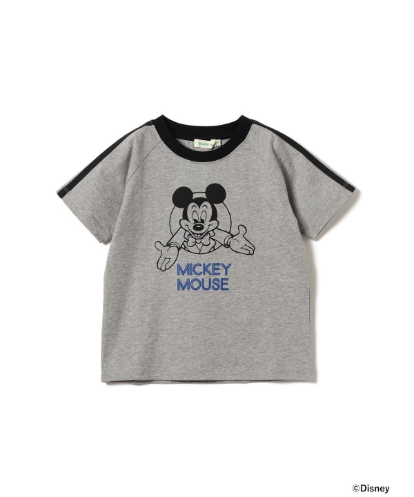 日本童裝 BEAMS mini x Disney MICKEY MOUSE上衣 90-140cm 女童款 夏季 TOPS
