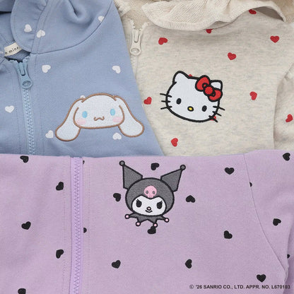 日本童裝 Ly# mine x Sanrio 花邊口袋衛衣外套 90-140cm 女童款 秋季 OUTERWEAR