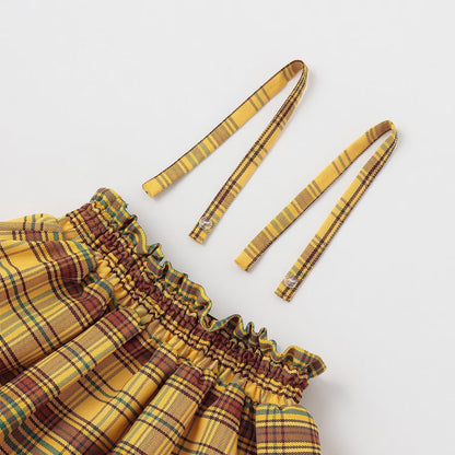 日本童裝 Ly# mine x Sanrio 4Way 前後兩著 可變上衣 可變短裙 100-140cm 女童款 冬季 TOPS SKIRTS