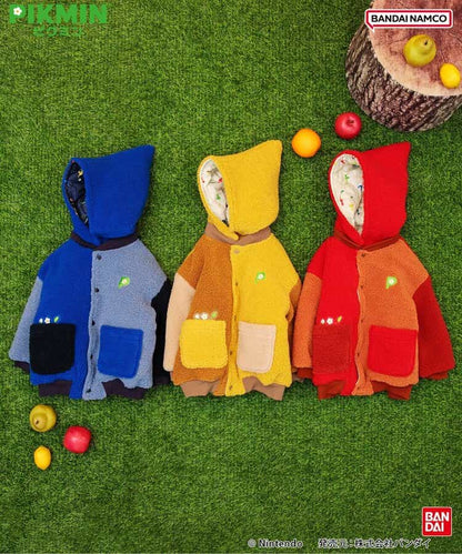 日本童裝 BREEZE x Pikmin 2Way 雙面兩著 夾棉外套 80-140cm 男童款/女童款 冬季 (適合初秋、香港平均溫度、寒冷天氣）OUTERWEAR 