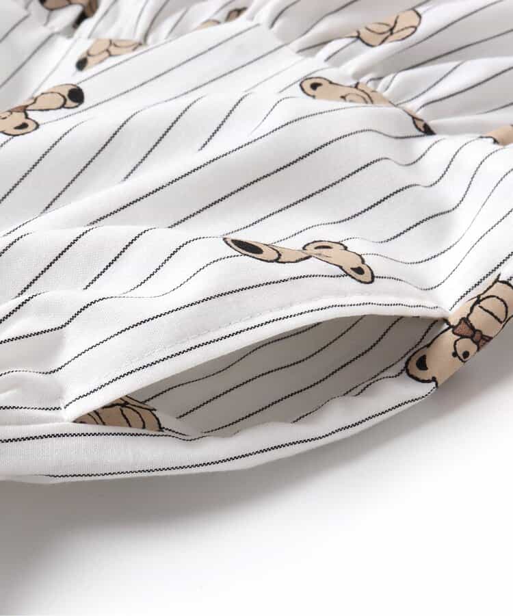 日本童裝 apres les cours x tiny bear 連第裙 90-120cm 女童款 冬季 DRESSES 面試/宴會/表演 兒童服飾