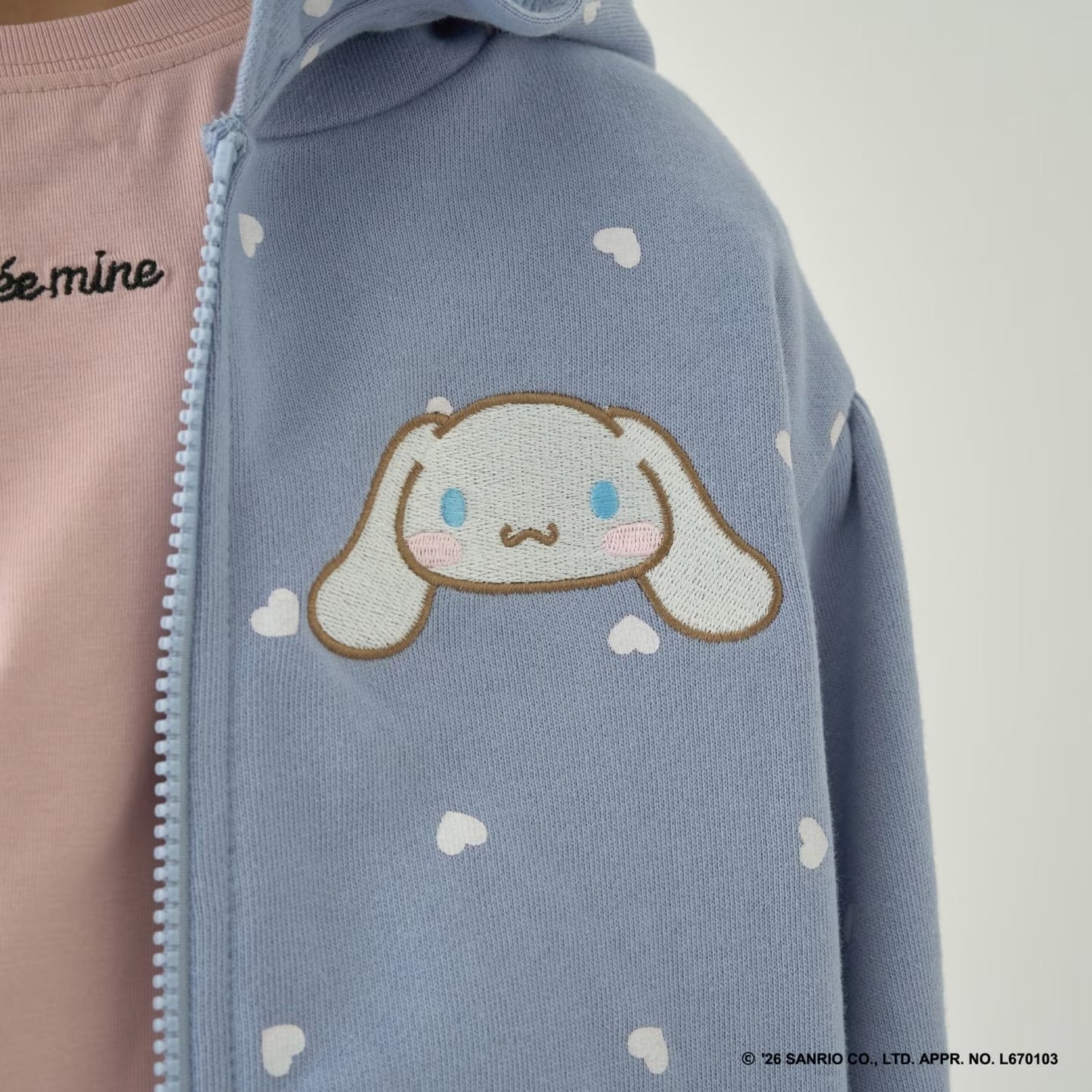 日本童裝 Ly# mine x Sanrio 花邊口袋衛衣外套 90-140cm 女童款 秋季 OUTERWEAR