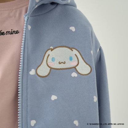 日本童裝 Ly# mine x Sanrio 花邊口袋衛衣外套 90-140cm 女童款 秋季 OUTERWEAR