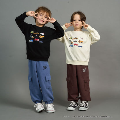 日本童裝 b・R# x Tomica 速乾系列 車車衛衣 90-130cm 男童款 冬季 TOPS