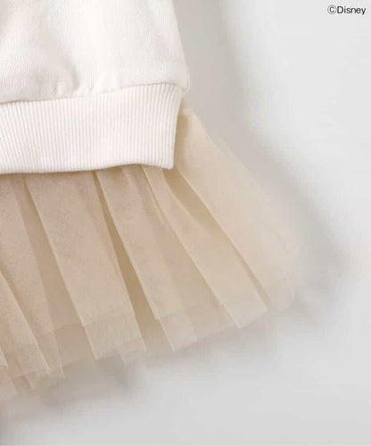 日本童裝 BREEZE x Disney Marie 拼紗衛衣 90-140cm 女童款 冬季 Tops