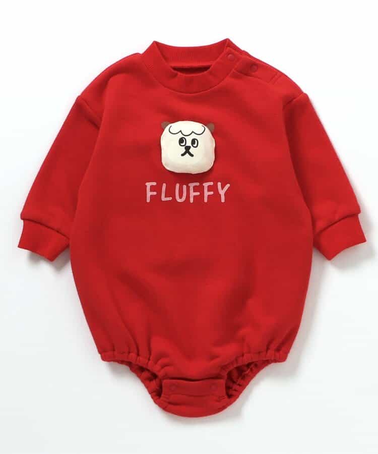 日本童裝 BREEZE 連衣 70-80cm 男童款/女童款 初生嬰兒 冬季 Jumpsuit Christmas 聖誕快樂特輯 聖誕服裝/飾物配件 聖誕紅/新年紅