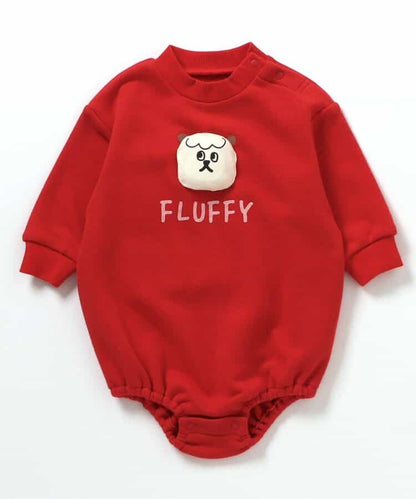 日本童裝 BREEZE 連衣 70-80cm 男童款/女童款 初生嬰兒 冬季 Jumpsuit Christmas 聖誕快樂特輯 聖誕服裝/飾物配件 聖誕紅/新年紅