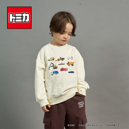 日本童裝 b・R# x Tomica 速乾系列 車車衛衣 90-130cm 男童款 冬季 TOPS