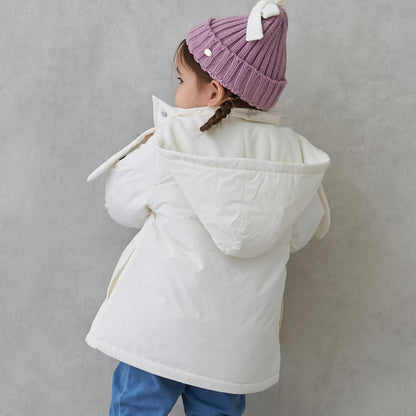 日本童裝 pe#main 夾棉抓毛外套 90-130cm 女童款 冬季 (適合香港平均溫度、寒冷天氣、溫度低天氣）OUTERWEAR