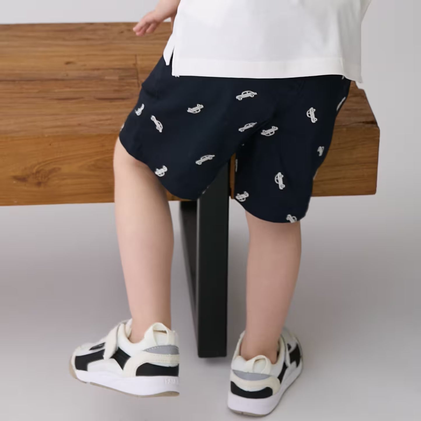 日本童裝 pe#main 刺繡圖案短褲 80-130cm 男童款 夏季 PANTS