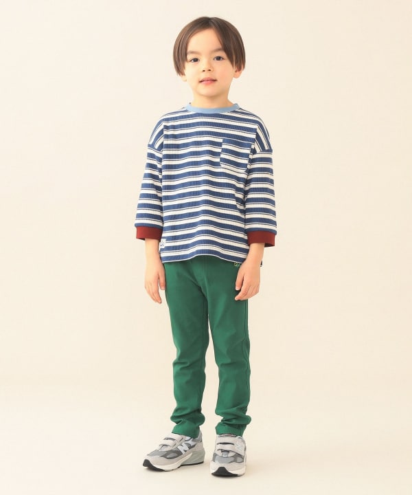日本童裝 BE#AMS mini 彈力休閒長褲 90-140cm 男童款/女童款 夏季 PANTS