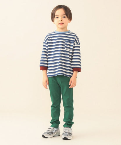 日本童裝 BE#AMS mini 彈力休閒長褲 90-140cm 男童款/女童款 夏季 PANTS