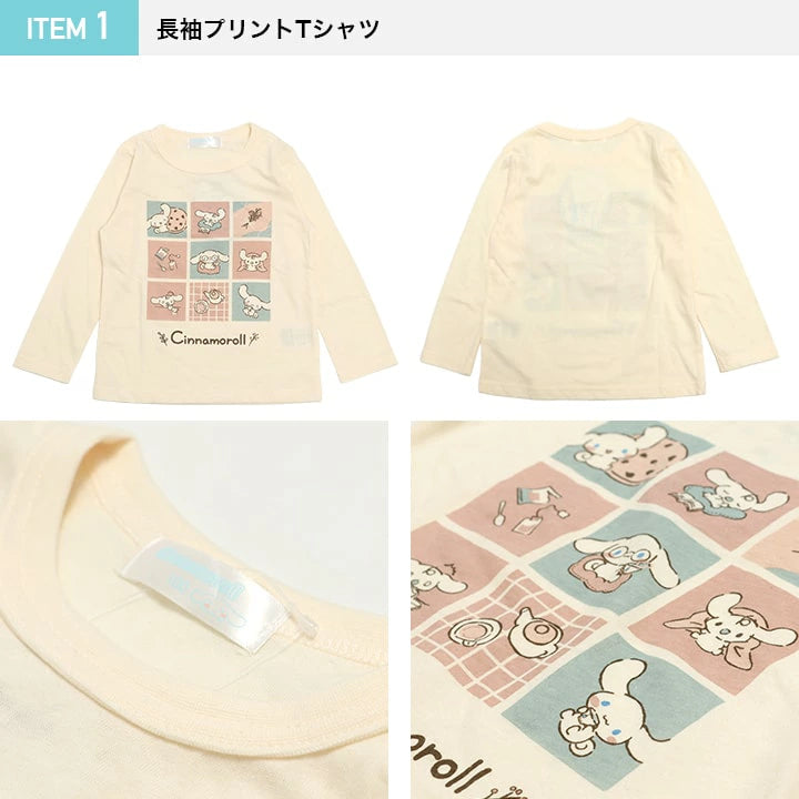 日本直送 Sanrio 福袋5點 100-130cm 女童款 2026年日本新春福袋 福袋不參與$900免運 滿$900可加$25免運 【日本預售：2026年1月1日】