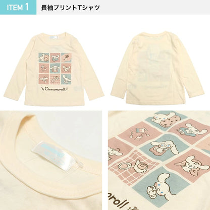 日本直送 Sanrio 福袋5點 100-130cm 女童款 2026年日本新春福袋 福袋不參與$900免運 滿$900可加$25免運 【日本預售：2026年1月1日】