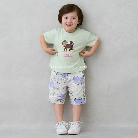 Japanese children's clothing pe#main casual shorts 80-130cm boys' summer PANTS 