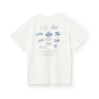 Lovetoxic Japanese children's clothing back print top 140-170cm girls summer TOPS 
