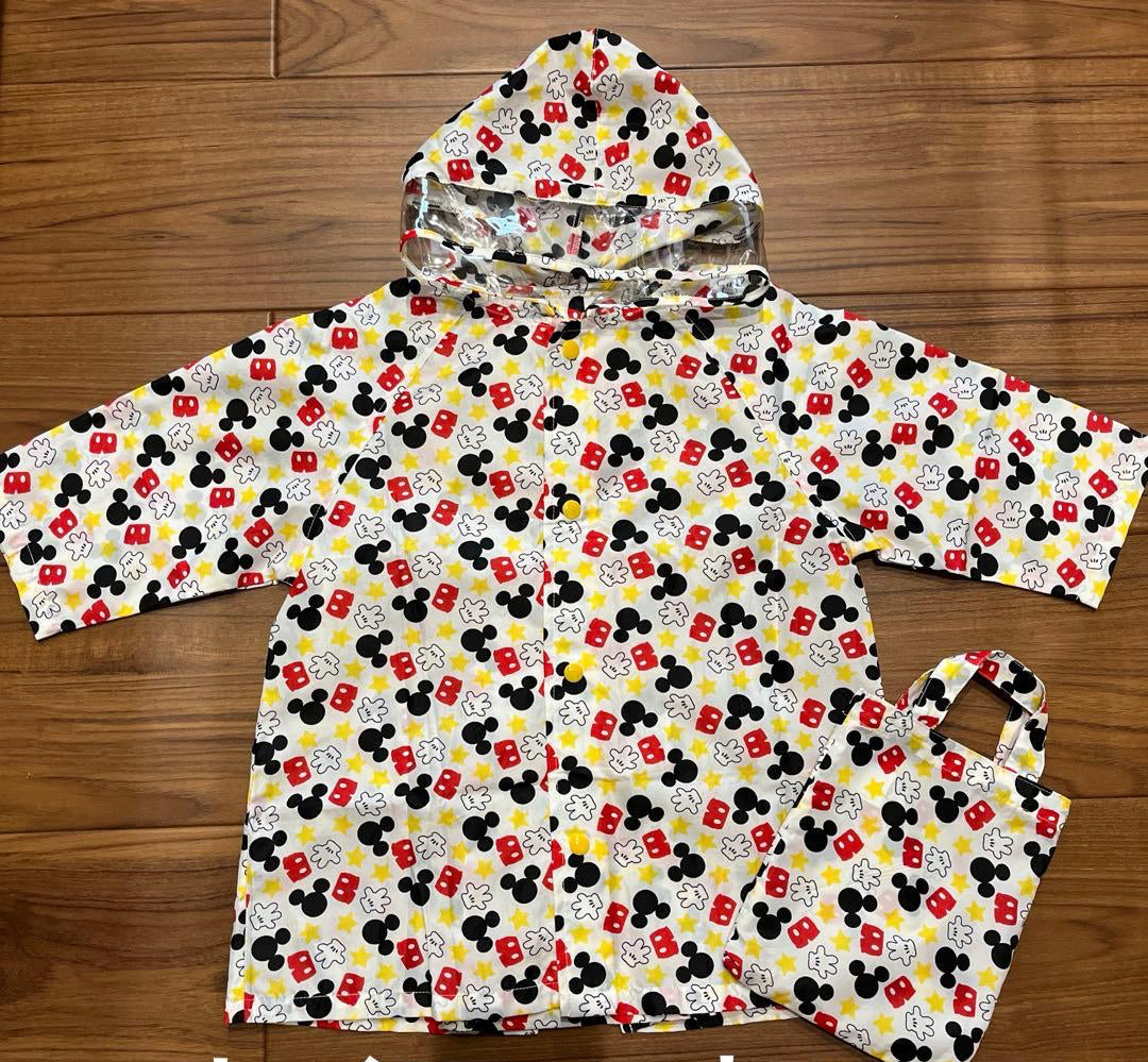 現貨區1-2日寄出--日本童裝 Akachan x Diseny 雨衣 120cm 下雨天系列