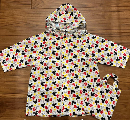 現貨區1-2日寄出--日本童裝 Akachan x Diseny 雨衣 120cm 下雨天系列