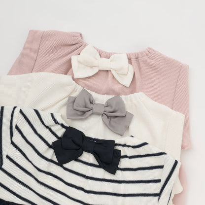 日本童裝 pe#main x Disney 珍珠拼接上衣 80-130cm 女童款 秋季 TOPS